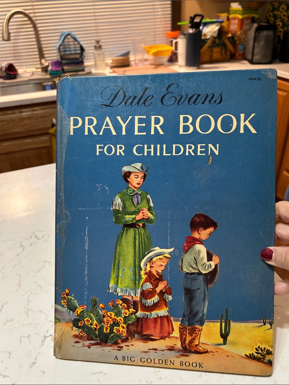Vintage Dale Evans Prayer Book for Children - Blue Vintage Cover